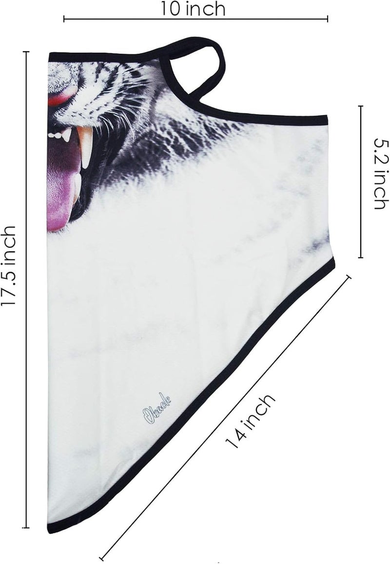 Obacle Bandana Face Mask with Ear Loops Neck Gaiter Face Mask Scarf Face Cover for Men Women - Image 5